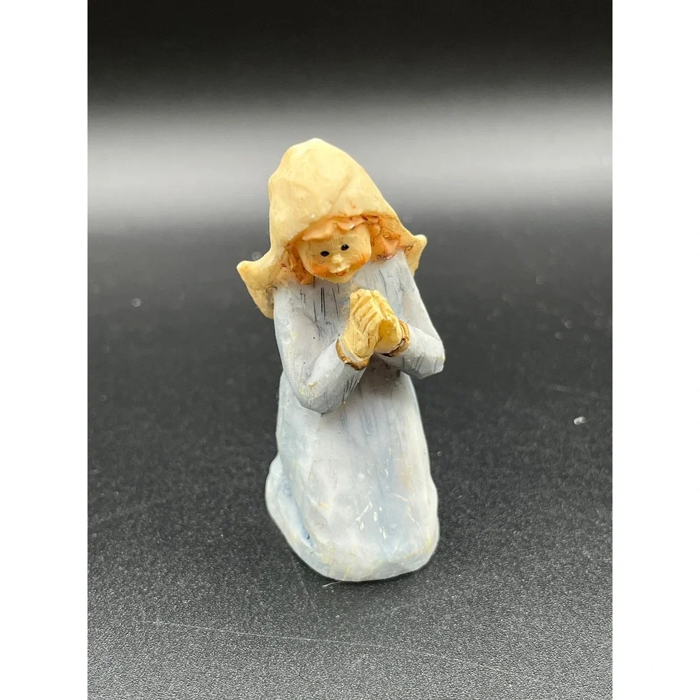 Vtg‎ Nativity Set Figurines 10 Piece Religious Christmas Resin 4